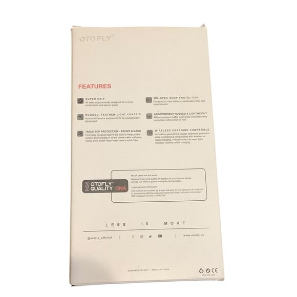 Otofly Ice Pink iPhone XR Case With Super Grip & Mil-Spec Drop Protection - Picture 3 of 5